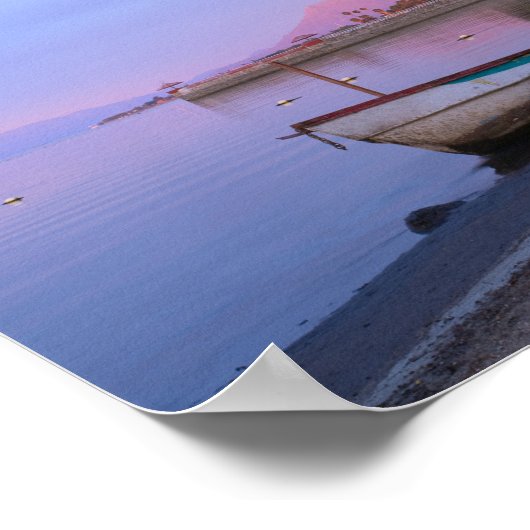 Daybreak op Lake Chapala Shores Poster (Hoek)