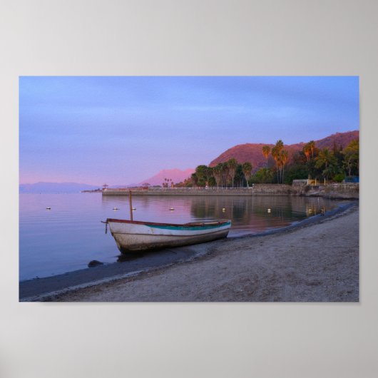 Daybreak op Lake Chapala Shores Poster (Voorkant)