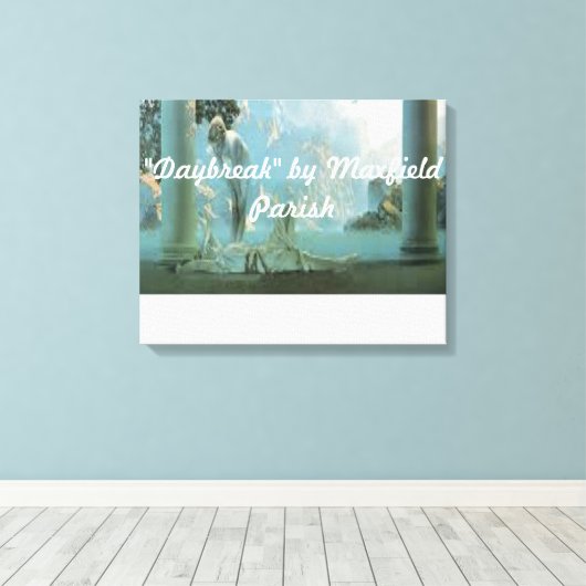 "Daybreak" van Maxfield parish verpakt canvas (Insitu (Houten vloer))