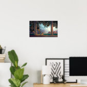 Daybreak van Maxfield Parrish in 1922 Poster (Thuiskantoor)