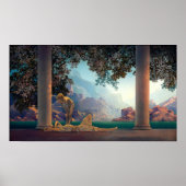 Daybreak van Maxfield Parrish in 1922 Poster (Voorkant)