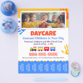 Daycare Childcare Kids Tear-Offs Flyer Template (Enkel)