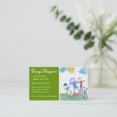 Daycare Green Grass Visitekaartje (Staand voorkant)
