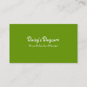 Daycare Green Grass Visitekaartje (Achterkant)