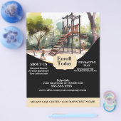 Daycare Playground Park Center Flyer (Enkel)