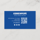 Daycare Professional Business | Deep Blue Visitekaartje (Achterkant)
