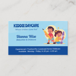 Daycare Professional Business | Deep Blue Visitekaartje