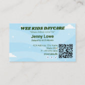 Daycare Professional Business | Gelukkige Kinderen Visitekaartje (Achterkant)