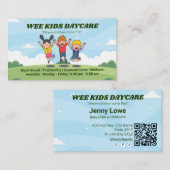 Daycare Professional Business | Gelukkige Kinderen Visitekaartje (Voorkant / Achterkant)