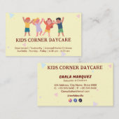Daycare Professional Business | kinderopvang met v Visitekaartje (Voorkant / Achterkant)