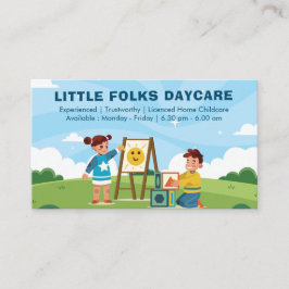 Daycare Professional Business | kinderopvang met v Visitekaartje