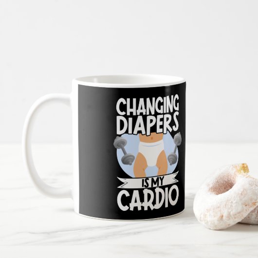 Daycare Provider Childcare Changing Diapers Is My Koffiemok (Met donut)