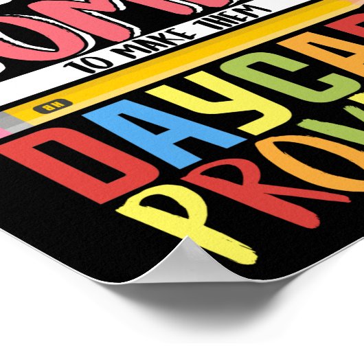 Daycare provider God vond een deel van de sterkste Poster (Hoek)