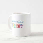 Daycare Provider of Twins Blocks Koffiemok (Voorkant links)