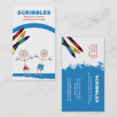 DAYCARE Visitekaartje voor kinderverzorging (Voorkant / Achterkant)