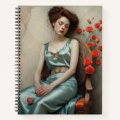 Daydream en klimmen Rozen spiraal Notitieboek (Voorkant)