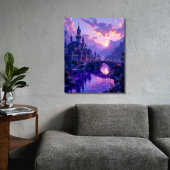 Daydream Fantasy Castle met Drawbridge Poster