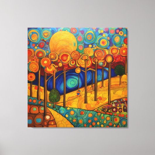 Daydream Forest Canvas Afdruk (Voorkant)