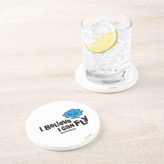 Daydream gelooft dat hij kan vliegen zandsteen onderzetter (Zijkant)