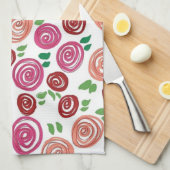 Daydream Roses Theedoek (Quarter Fold)