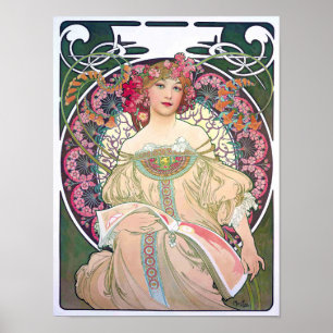 Daydream (Spring), Mucha Poster
