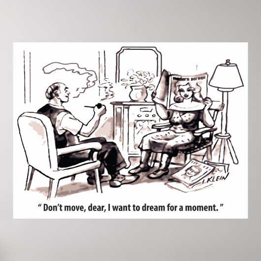 Daydreamer, Man en Vrouw relatie, Humor, Poster (Voorkant)