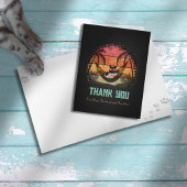 Daydreaming Cool Cat's Tropical Escape Bedankkaart