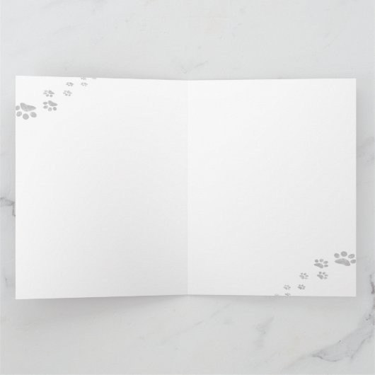 Daydreaming Cool Cat's Tropical Escape Bedankkaart (Binnen)