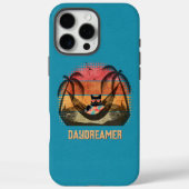 Daydreaming Cool Cat's Tropical Escape Case-Mate iPhone Case (Achterkant)