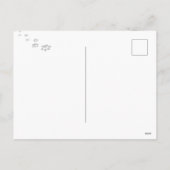 Daydreaming Cool Cat's Tropical Escape Feestdagenkaart (Achterkant)