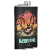 Daydreaming Cool Cat's Tropical Escape Heupfles (Rechts)