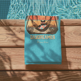 Daydreaming Cool Cat's Tropical Escape Strandlaken