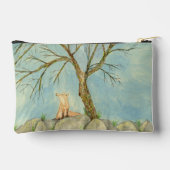Daydreaming Fox Zipper Pouch Etui (Achterkant)