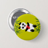 Daydreaming Panda Pin Ronde Button 5,7 Cm (Voorkant /achterkant)