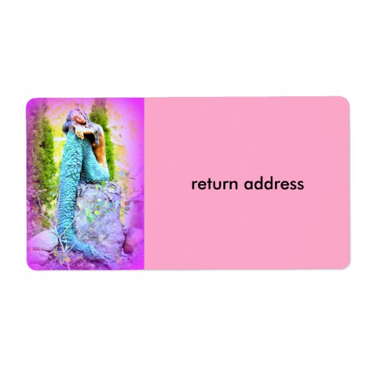 daydreaming zeemeermin retour adres label (Voorkant)