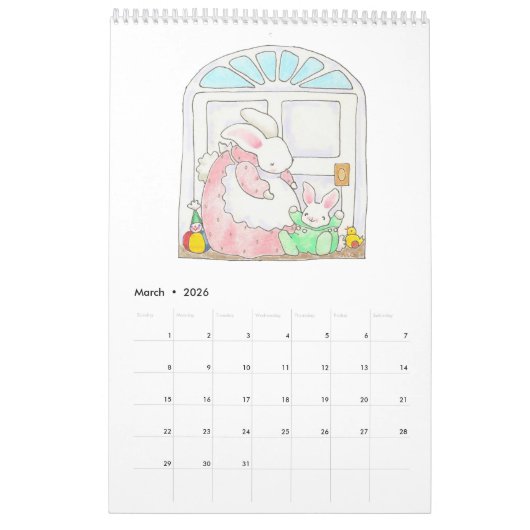 Daydreams 2026 kalender (Mar 2026)