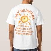 DayDrinker Lucky T-shirt (Achterkant)
