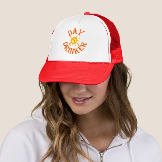 DayDrinker Trucker Hat Pet (In situ)