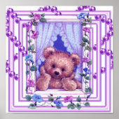 Daydroaming Teddy Bear Poster (Voorkant)