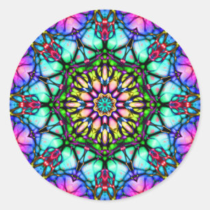 Daydromen Kaleidoscoop Mandala Ronde Sticker