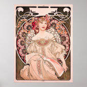 Daydroom van Alphonse Mucha Poster (Voorkant)
