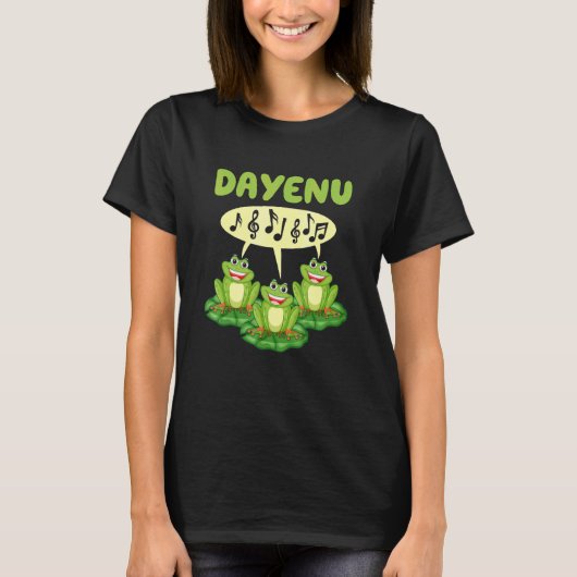 Dayenu Frogs Pesach Passover T-shirt (Voorkant)