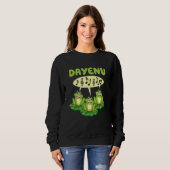 Dayenu Frogs Pesach Passover Trui (Voorkant volledig)