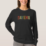 Dayenu Genoeg Joodse Pascha Seder Chanu Chanu T-shirt<br><div class="desc">Dayenu Genoeg Joodse Pascha Seder Chanoeka Hebreeuws</div>