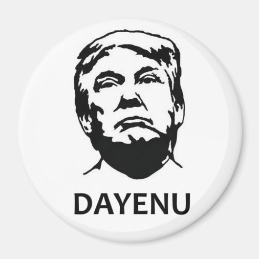Dayenu Trump magneet (Voorkant)