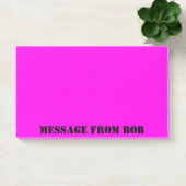 Dayglow Fuchsia Message 10 x 6 Post-it® Notes (Kantoor)