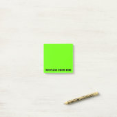 Dayglow Green Message 3 x 3 Post-it® Notes (Op bureau)