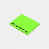 Dayglow Green Message Post-it® Notes (Schuin)