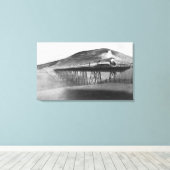 Daylight Limited Railroad over Tressel Canvas Afdruk (Insitu (Houten vloer))