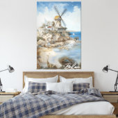 Daylight on the Coast, by artist Bella Catza Canvas Afdruk (Insitu (Slaapkamer))